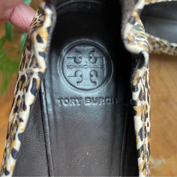 Tory Burch Leopard Print Ballet Flats size 9.5 - Picture 9 of 10